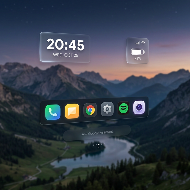 EKHome Launcher Mockup